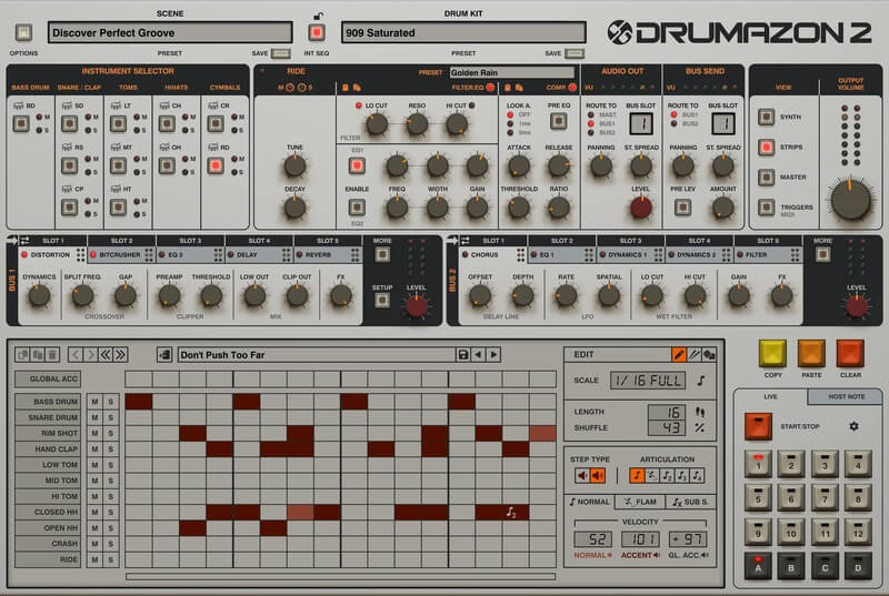 D16 Drumazon 2 - Strips View
