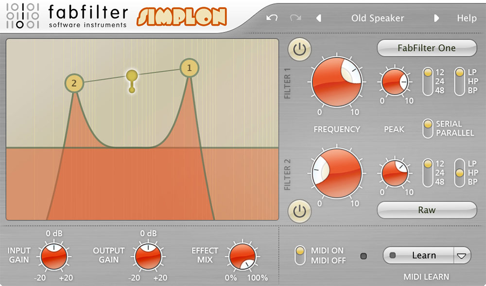 FabFilter Simplon - User Interface