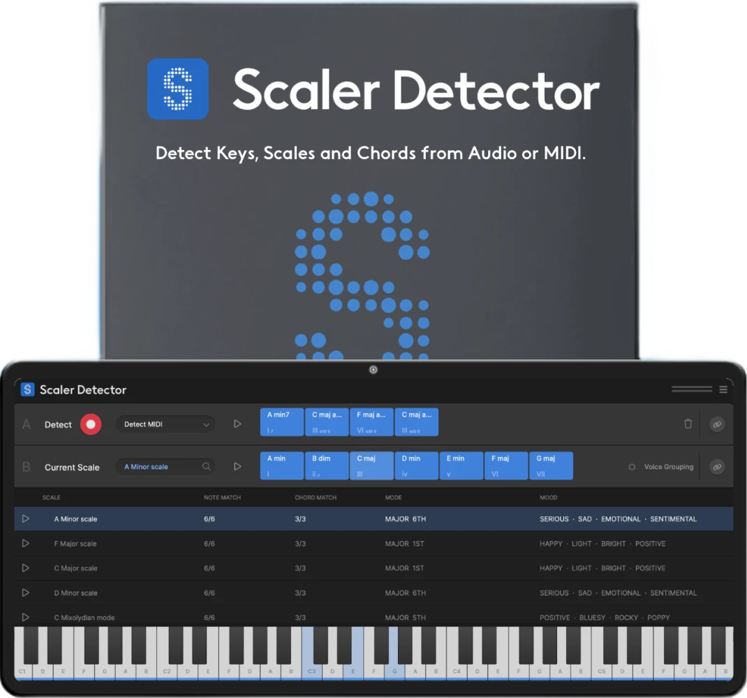 Scaler Music Scaler Detector