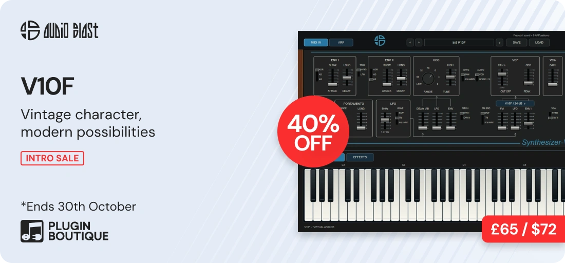 Audio Blast V10F Intro Sale