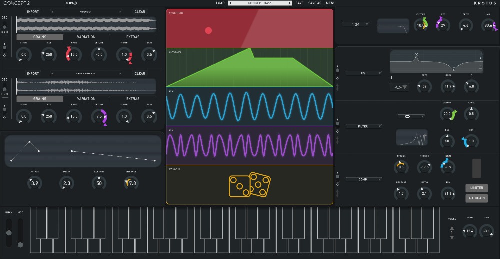 Krotos Concept 2 - User Interface (Main)