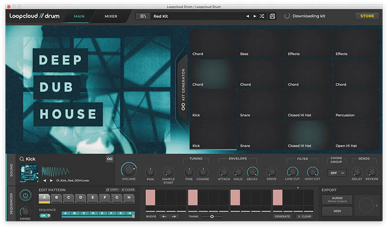 Loopcloud DRUM - Main UI 4