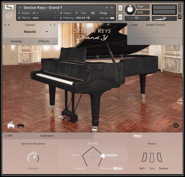 e-instruments Session Keys Grand Y - User Interface (Concert)