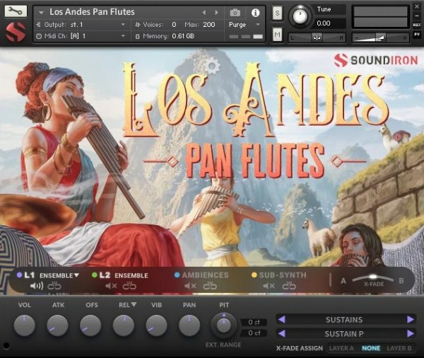 Los Andes Pan Flutes Kontakt Main