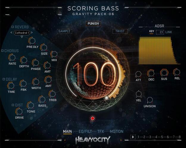 Scoring Bass interface
