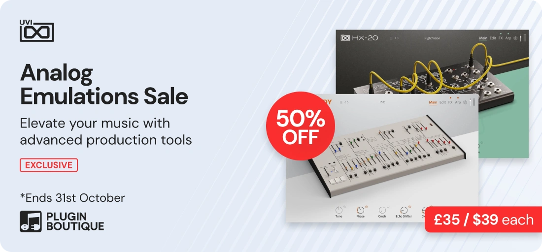 UVI Analog Emulations Sale (Exclusive)