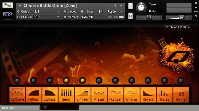 Vir2 Instruments Q - FX Page View