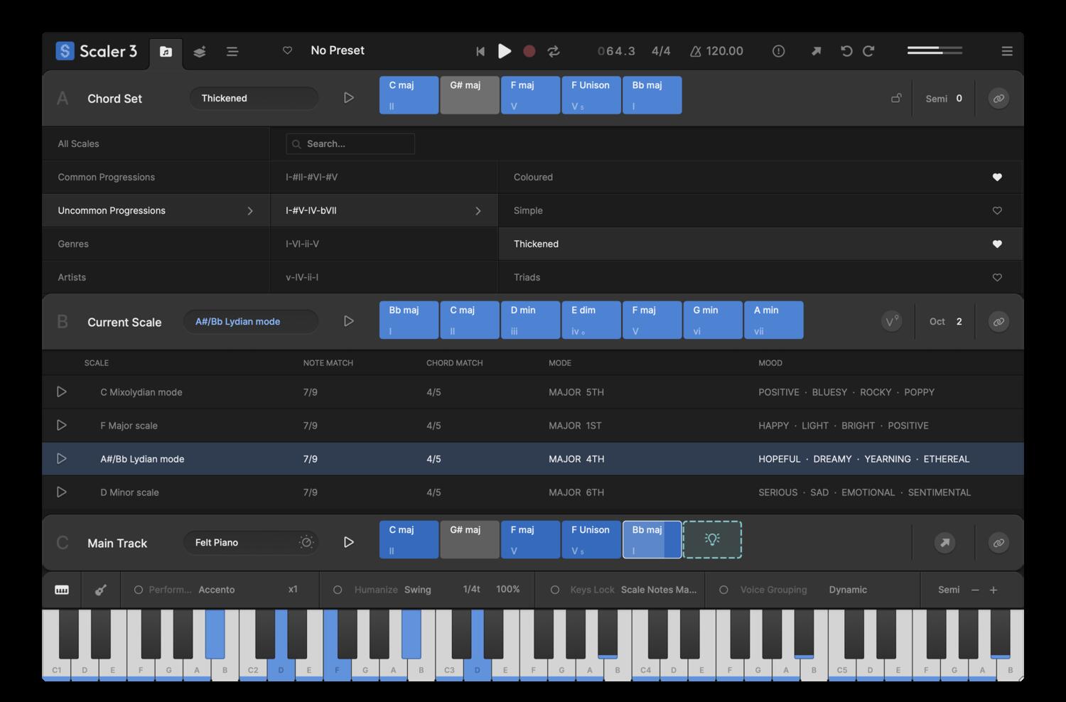 Scaler 3 - Browse chords