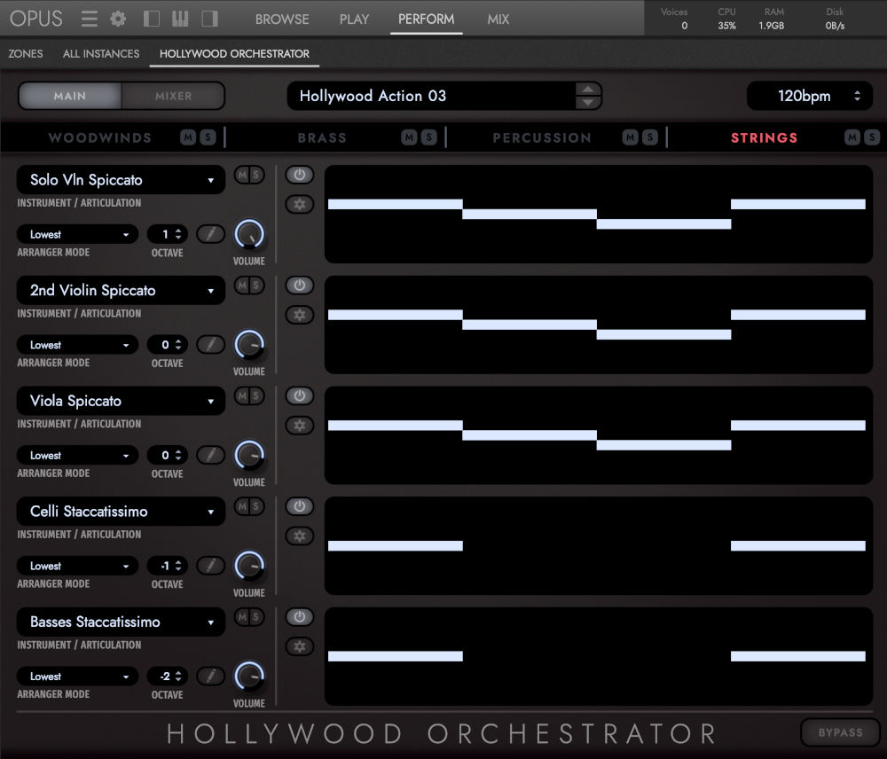 Hollywood Orchestra Opus Edition Diamond - UI 1