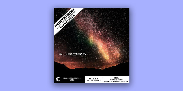 Portatron Preset Pack: Aurora – 4 Track Elements interface