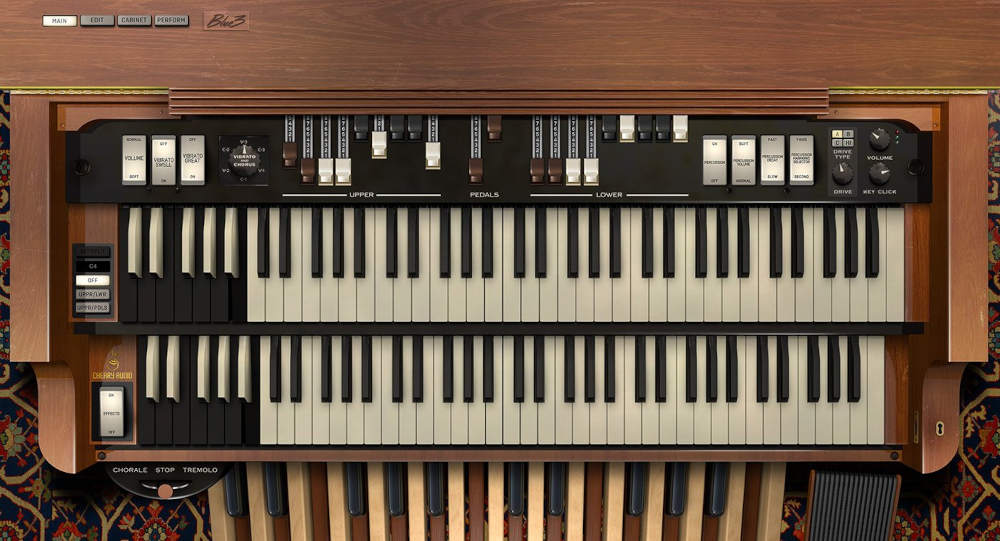 Blue3 Tonewheel Organ - UI 1