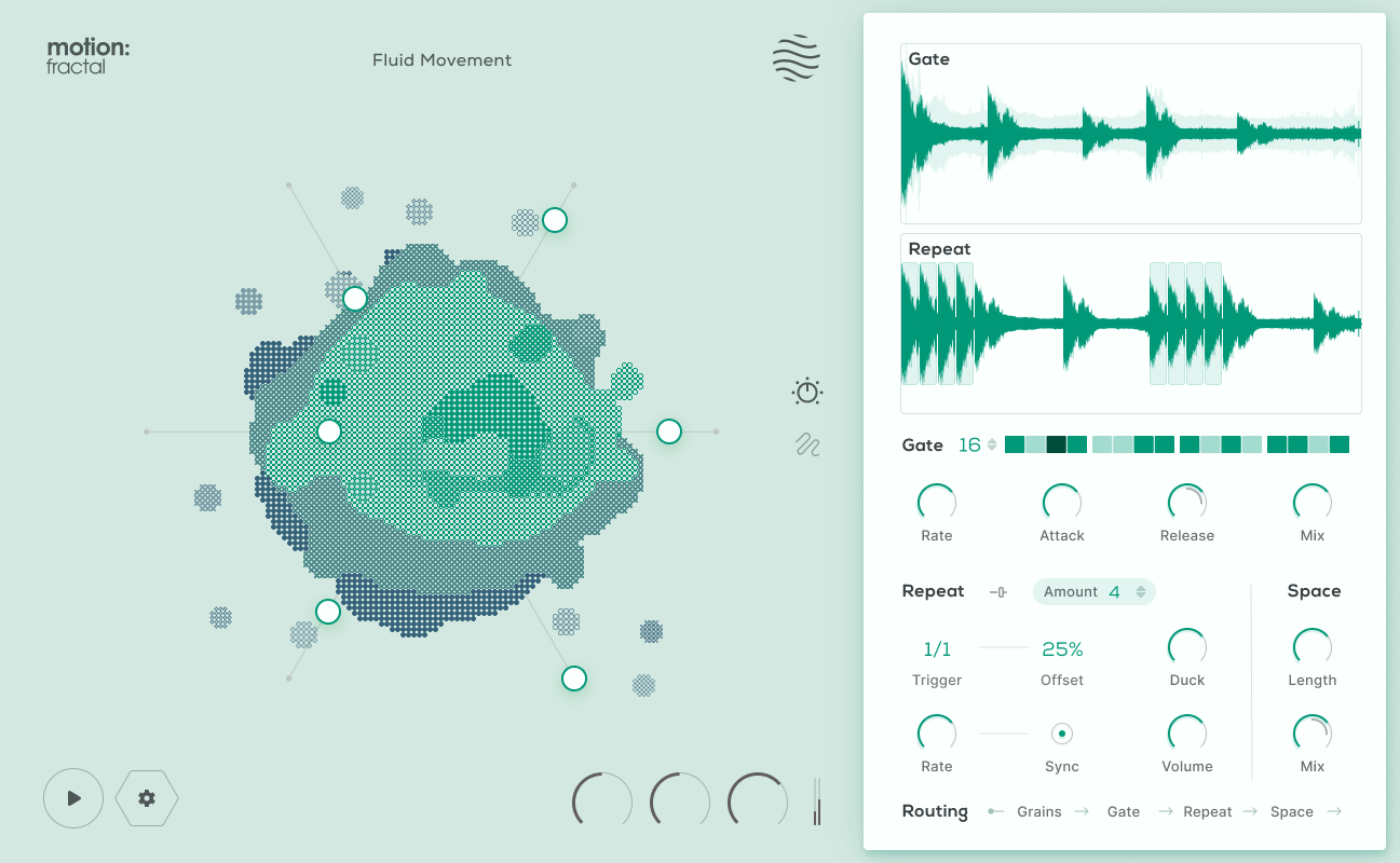 Excite Audio Motion: Fractal - Gate, Repeat & Space FX