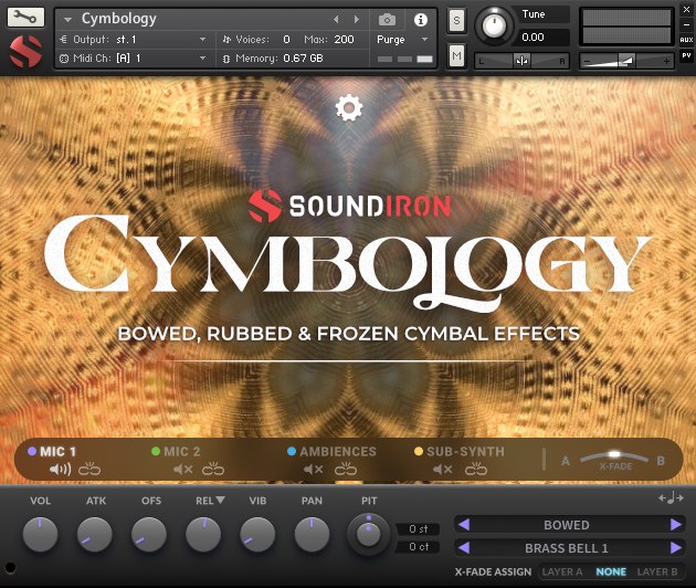 Soundiron Cymbology - GUI