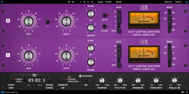 Purple Audio MC77 logo