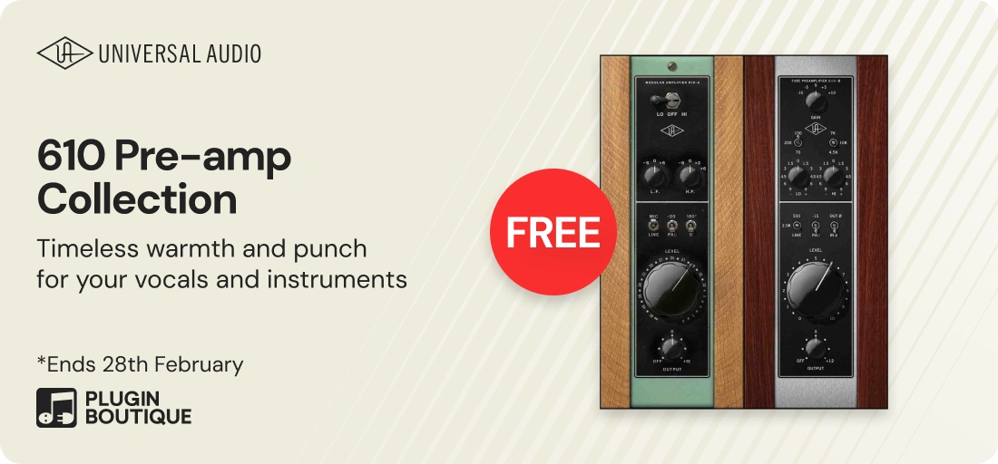 Universal Audio FREE 610 Pre-amp Collection