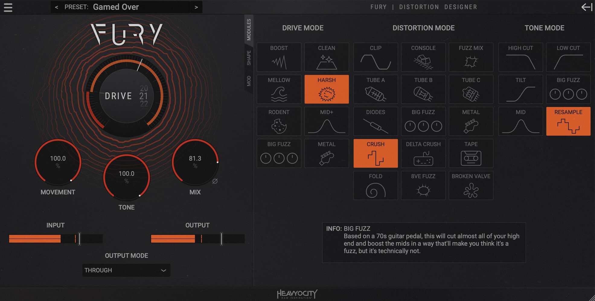 Heavyocity FURY - Modules
