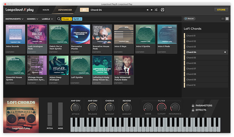 Loopcloud PLAY: Ultimate - Browser UI 4