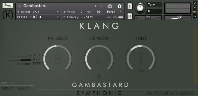 KLANG SYMPHONIC: Gambastard