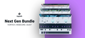 Usynth Next Gen Bundle Loyalty Upgrade from any UJAM product | Usynth VORTEX, WEBCORE, & DUST Intro Sale
