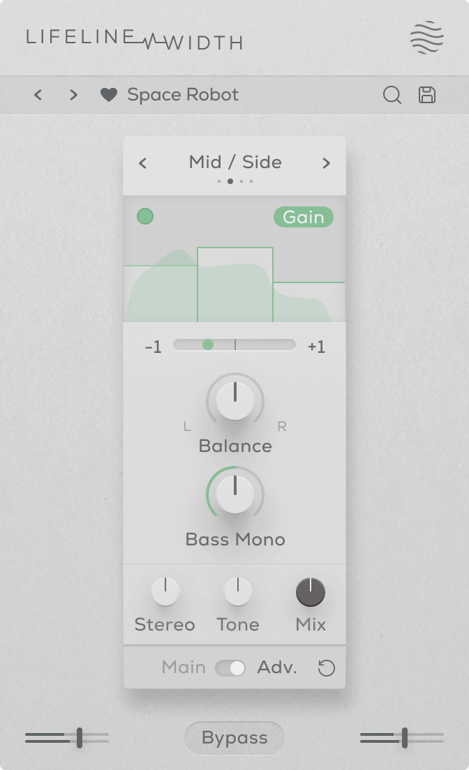 Lifeline Width - Advanced View