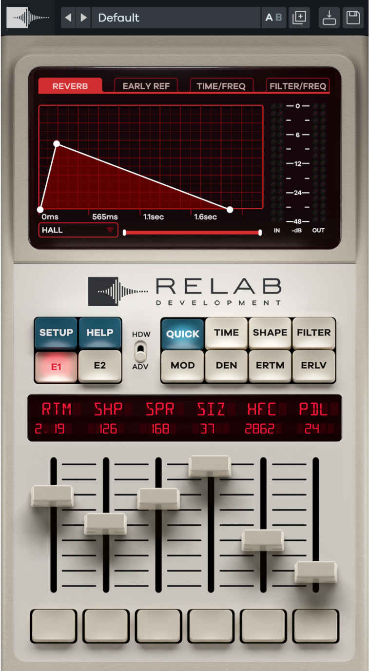 Relab Development LX480 Dual-Engine Reverb V4 - Main Image