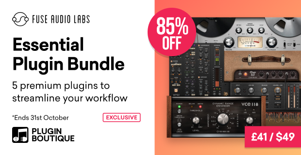 Fuse Audio Labs Essential Plugin Bundle Analog Emulations Sale (Exclusive)