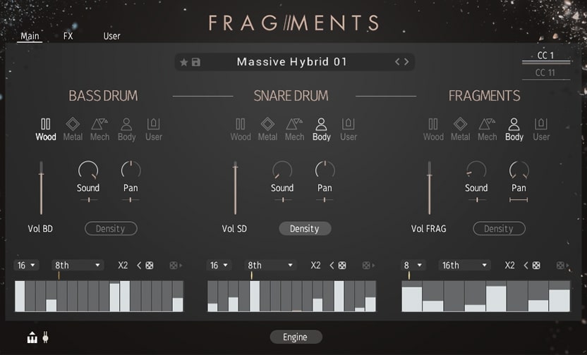 Sonuscore Fragments - Modern Percussion - GUI 5