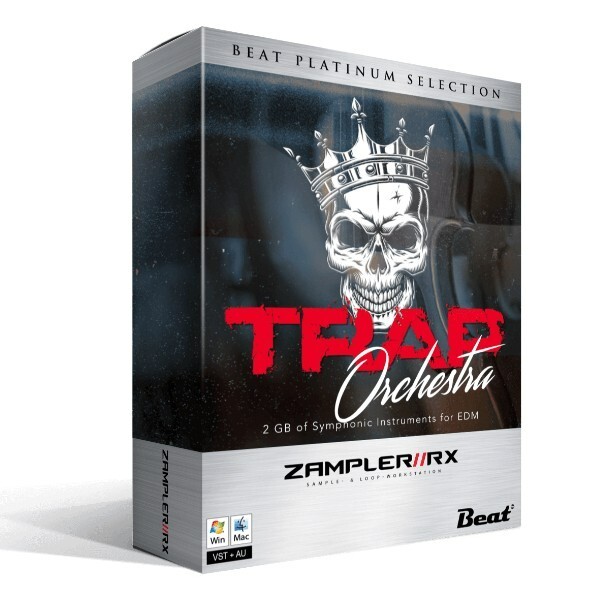 Zampler Expansion: Trap Orchestra interface