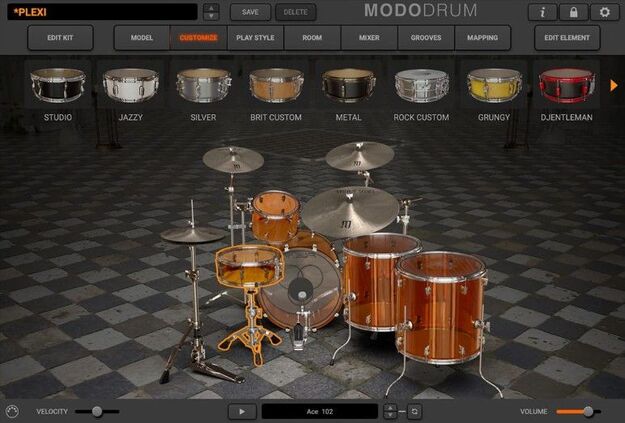 MODO DRUM Kit – Plexi screenshot