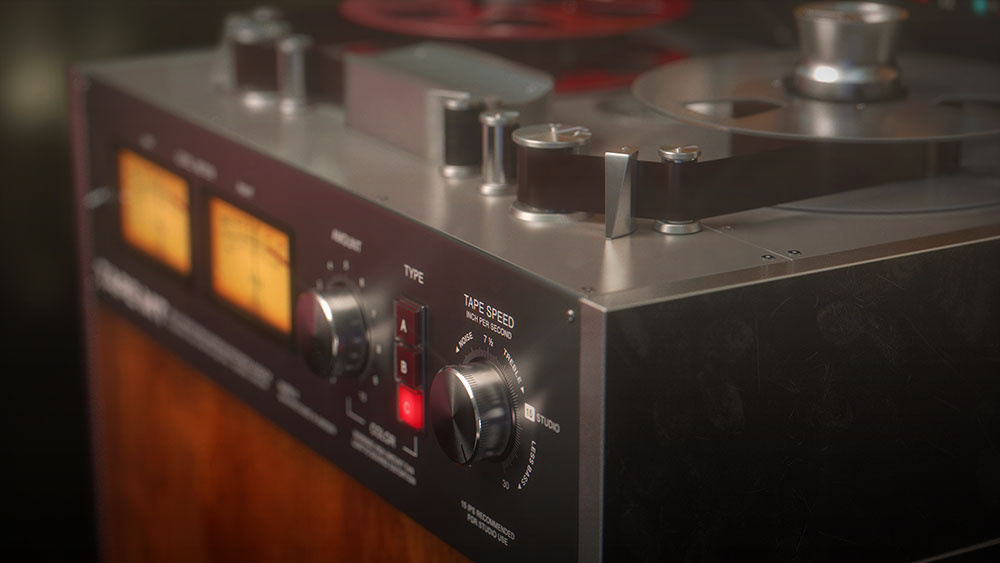 Tape - User Interface (Side Angle View)