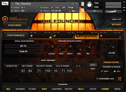 Big Fish Audio The Foundry - GUI 5