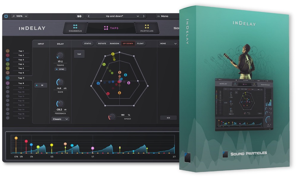 Sound Particles In Delay - Box