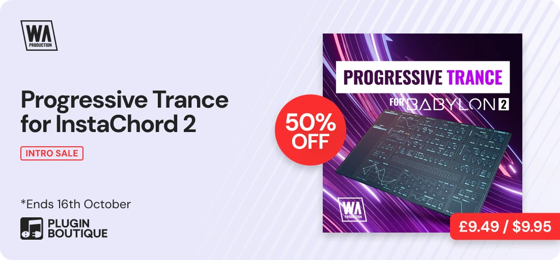 W.A. Production Progressive Trance for Babylon 2 Intro Sale