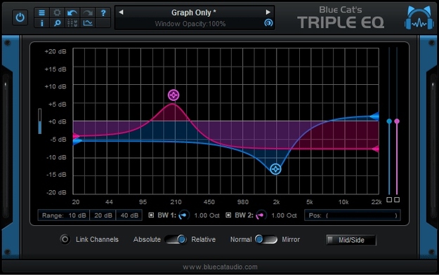 Blue Cat’s Triple EQ screenshot