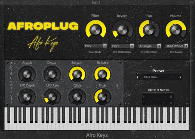 Afro Keyz interface
