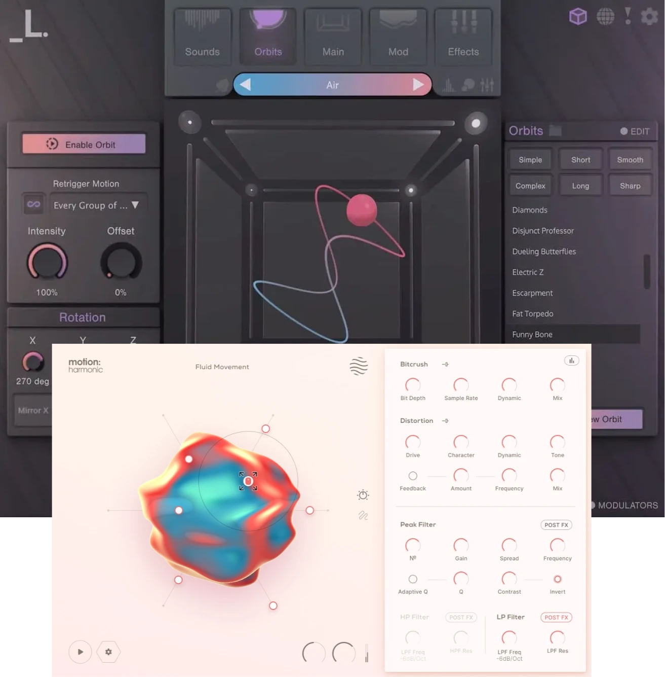 CUBE & Motion: Harmonic Bundle