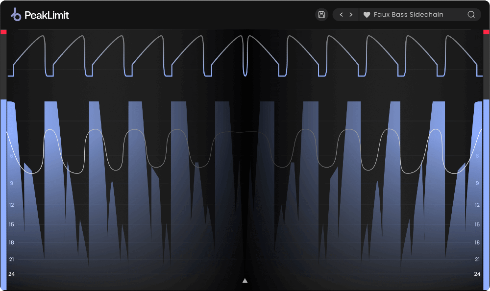 Plugin Boutique PeakLimit - User Interface (Metering)