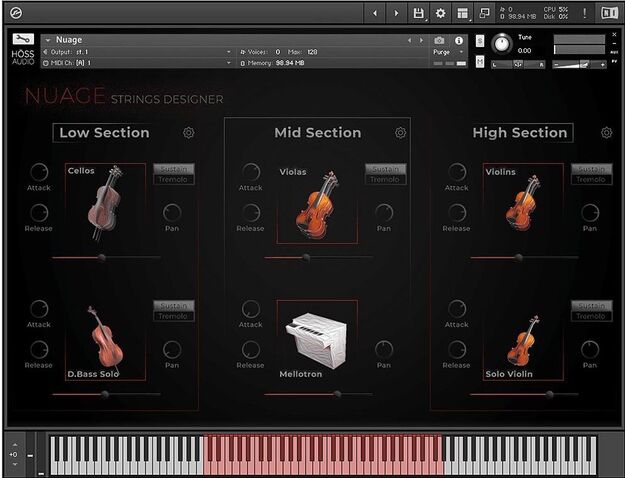 Nuage – Strings Designer screenshot
