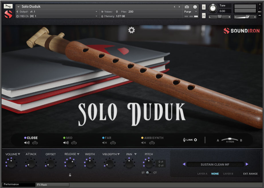 Solo Duduk - GUI Main