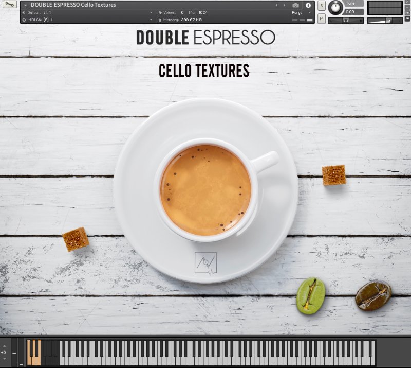 Have Audio Cello Textures Acoustic: Double Espresso - User Interface
