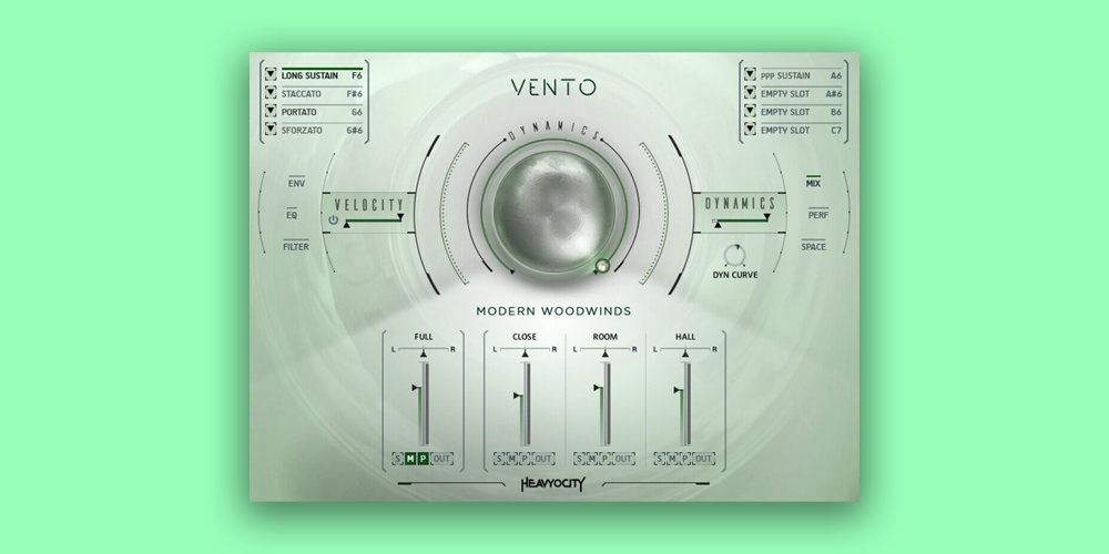 Heavyocity VENTO - User Interface 1