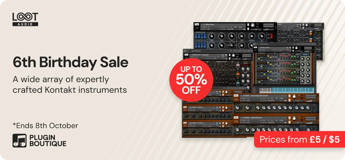 Loot Audio 6th Birthday Sale