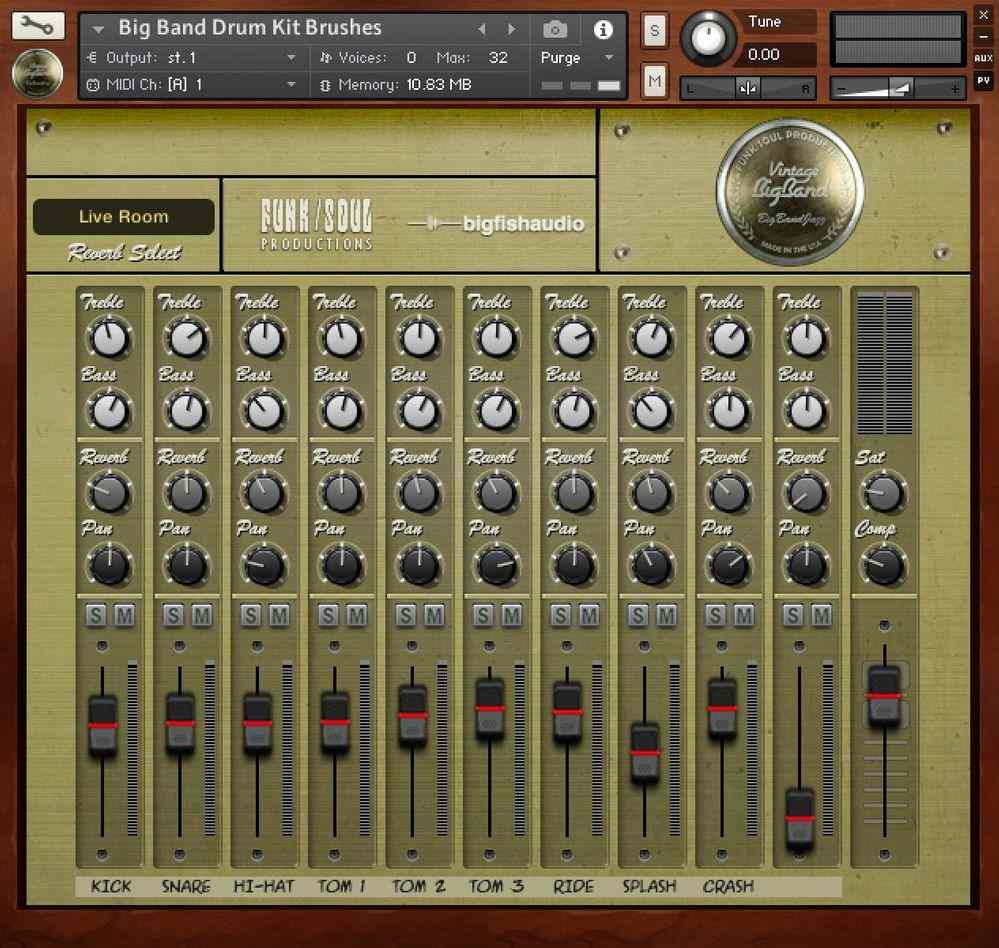 Big Fish Audio Vintage Big Band - GUI 2