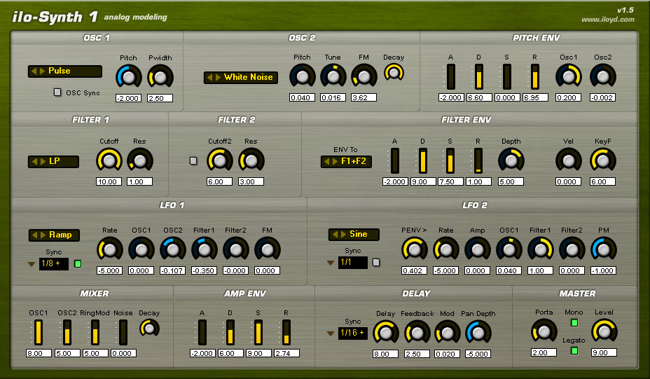 iloSynth Synth1 Product Image