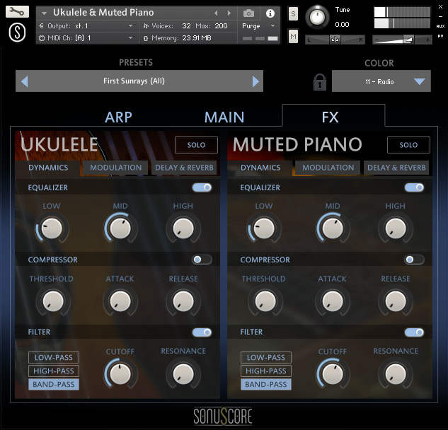 Sonuscore Origins Vol.5: Ukulele & Muted Piano - FX