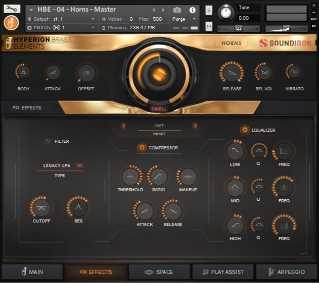 Soundiron Hyperion Brass Elements - Effects