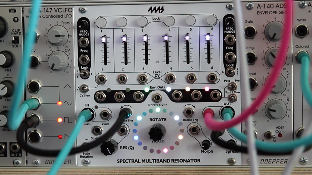 4ms Spectral Multiband Resonator (SMR) Hardware