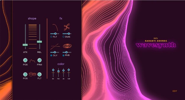 Wavesynth GLOW interface