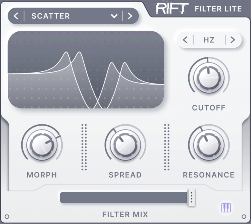 Minimal Audio Rift Filter Lite - UI 2