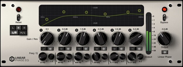 Linear Phase Equalizer interface